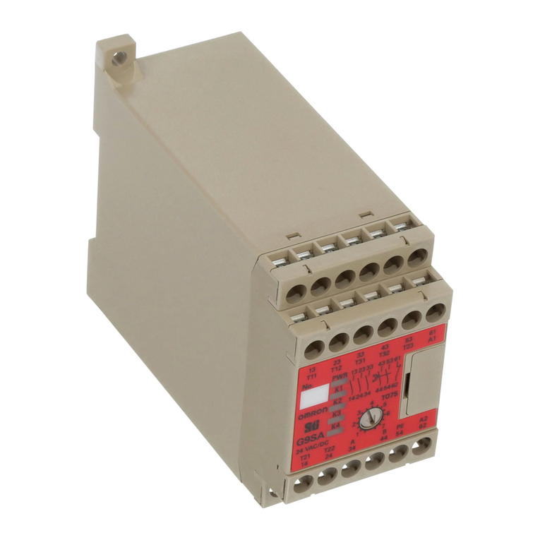 Omron G9SA - User manual