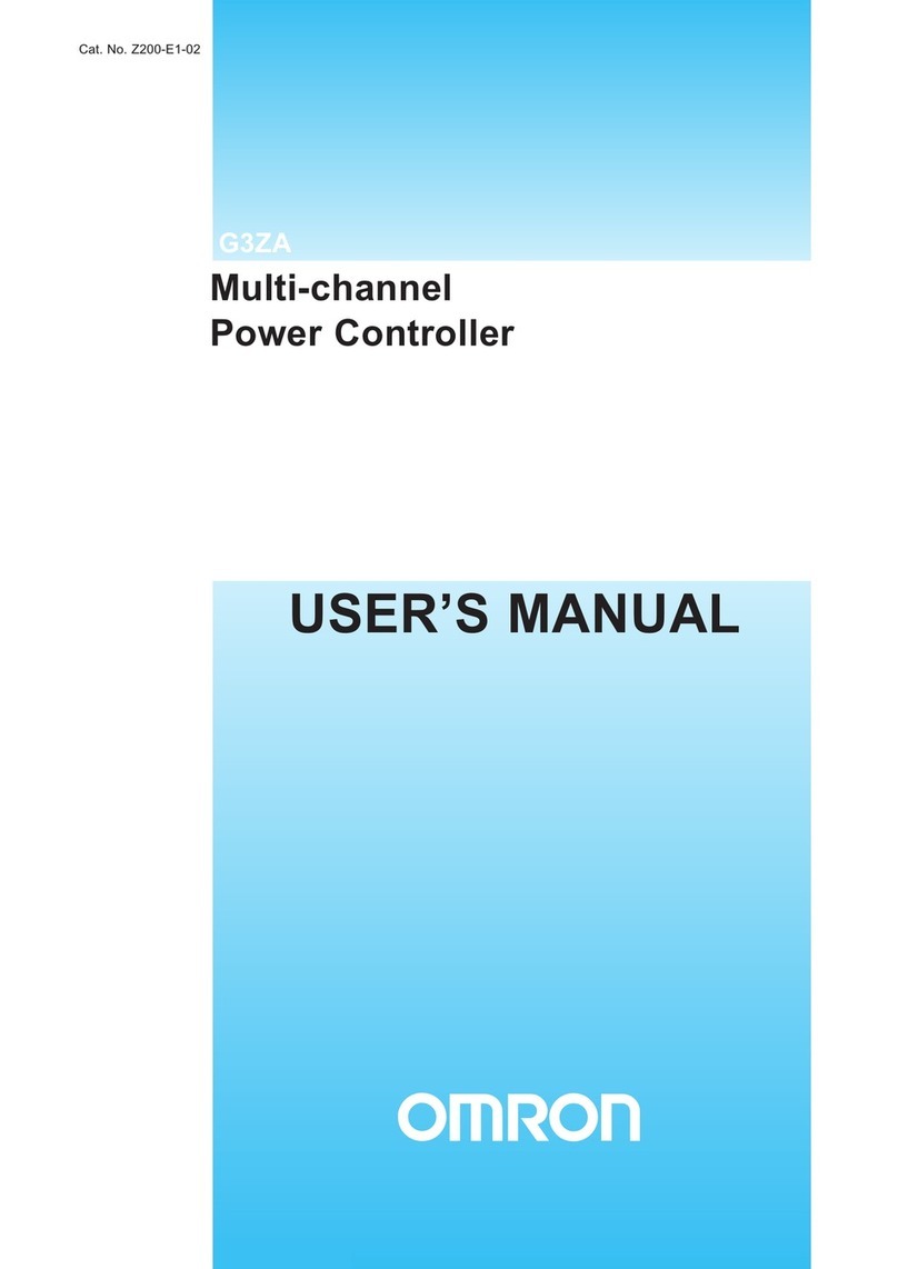 Omron G3ZA User manual