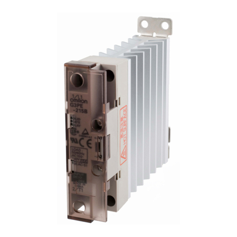 Omron G3PE Series User manual
