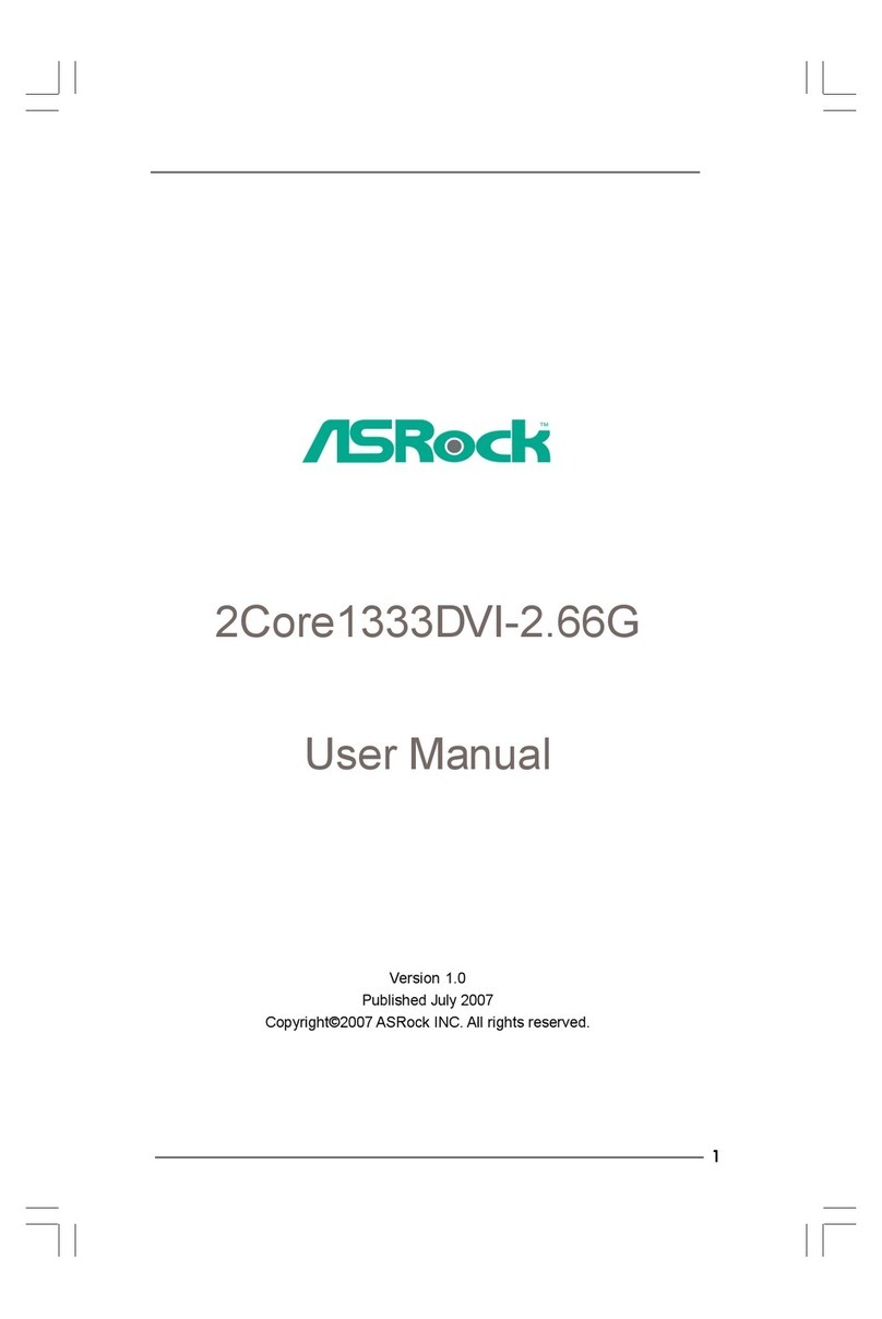 ASROCK 2CORE1333DVI-2.66G - V1.0 user manual
