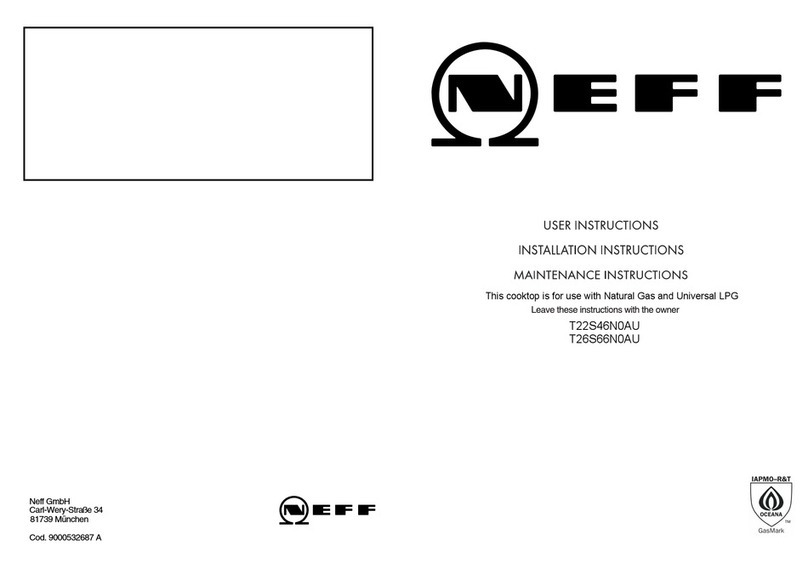 NEFF T22S46N0AU User manual