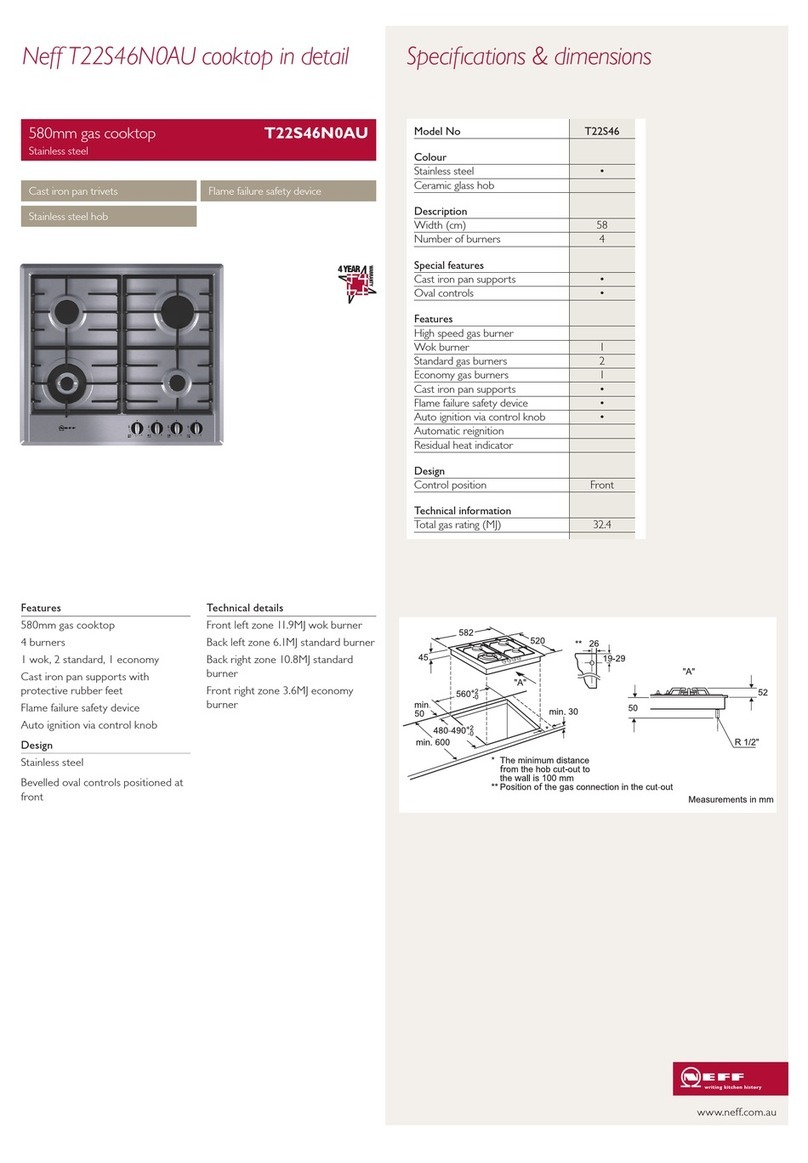 NEFF T22S46N0AU Specifications