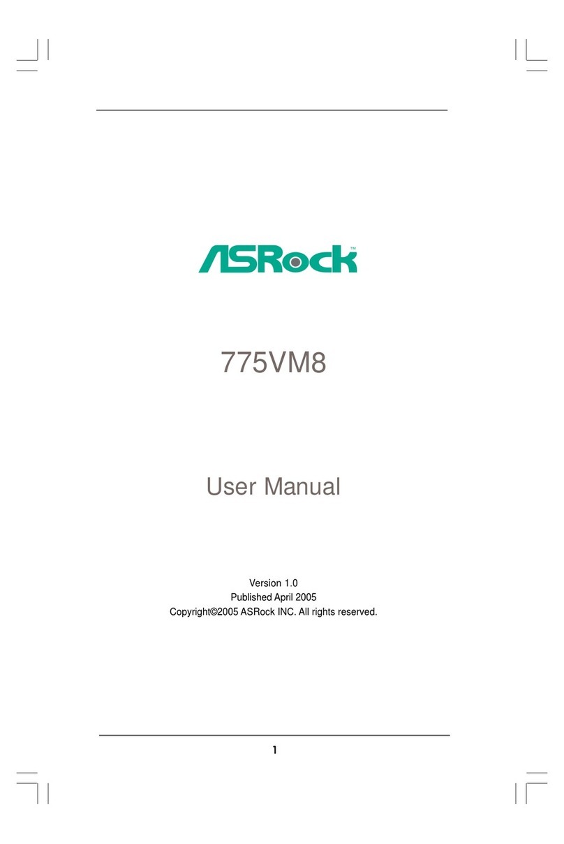 ASROCK 775VM8 User manual