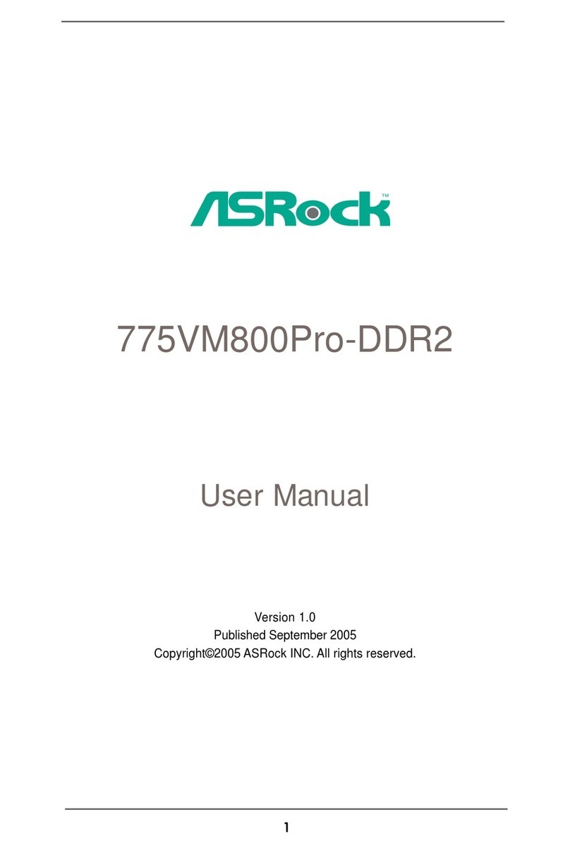ASROCK 775VM800Pro-DDR2 User manual