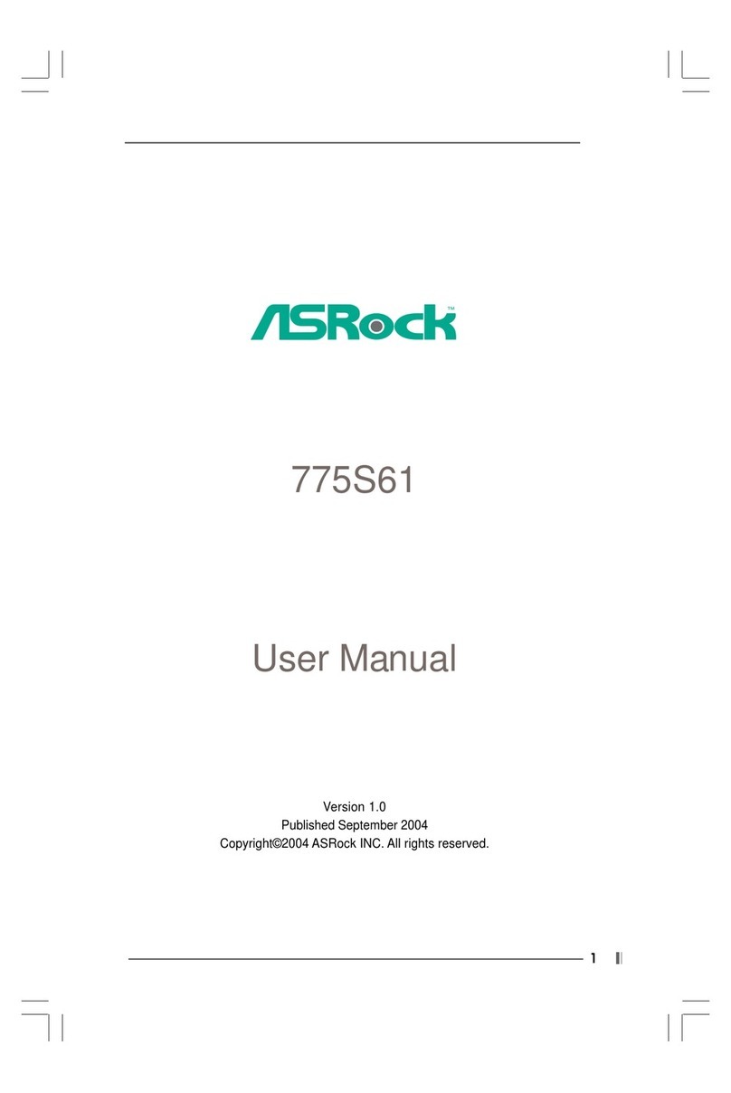 ASROCK 775S61 user manual