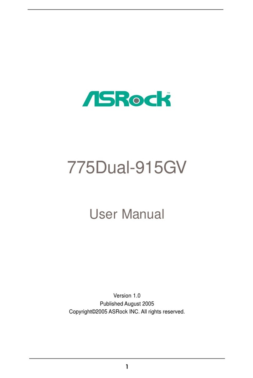 ASROCK 775Dual-915GV User manual