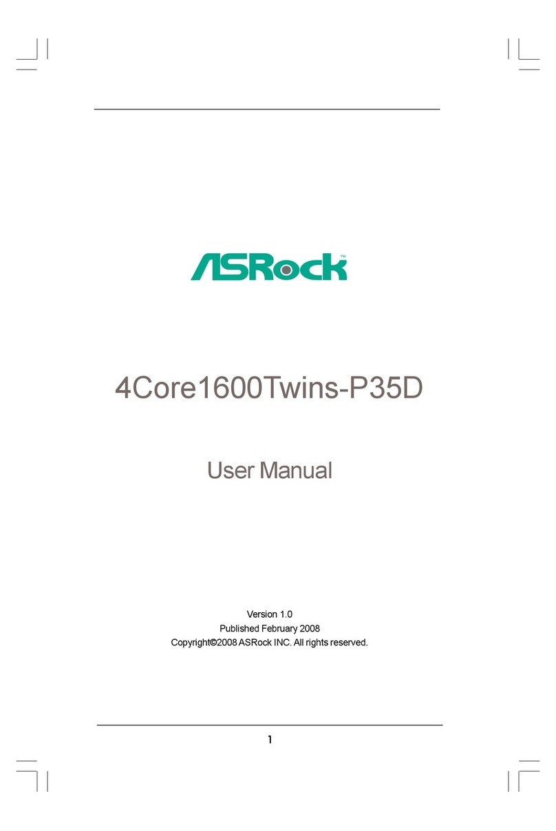 ASROCK 4CORE1600TWINS-P35D - V1.0 User manual