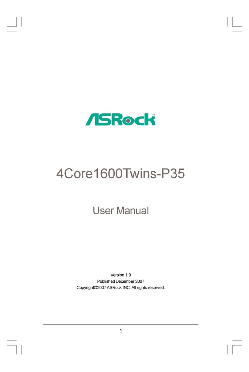 ASROCK 4CORE1600TWINS-P35 - V1.0 user manual
