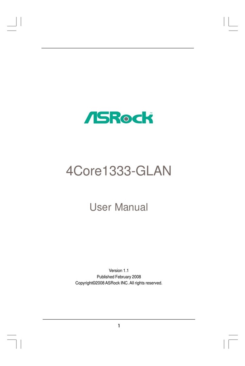 ASROCK 4CORE1333-GLAN - V1.1 User manual