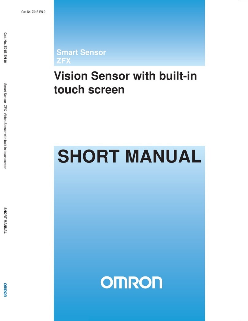 Omron ZFX - SHORT V1.0 User manual Omron ZFX - SHORT V1.0 User manual
