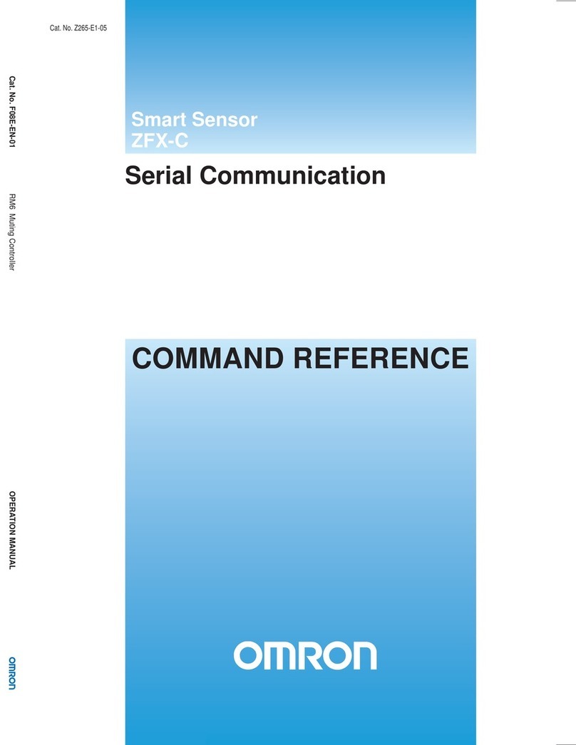 Omron ZFX-C Installation manual