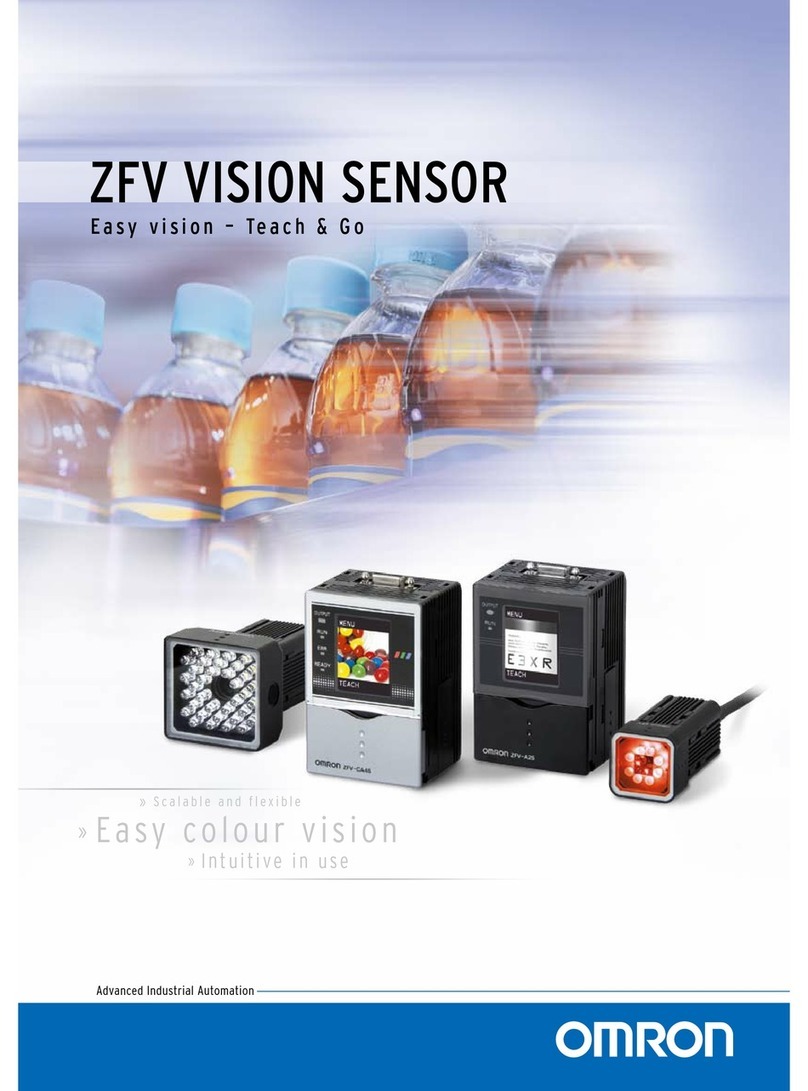 Omron ZFV -  1 User manual