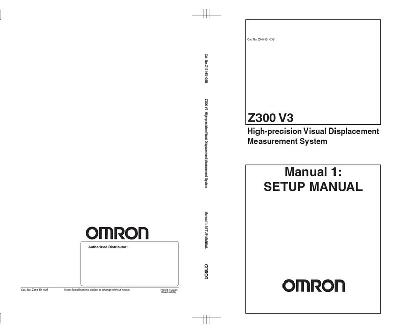 Omron Z300 V3 - SETUP Setup manual