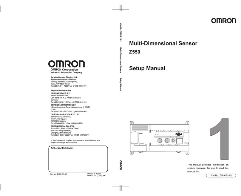 Omron Z550 User guide