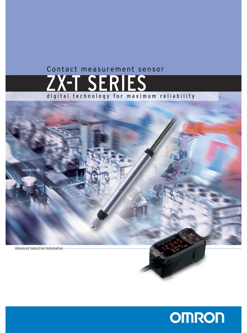 Omron ZX-T - User manual Omron ZX-T - User manual