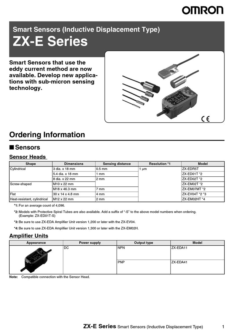 Omron ZX-E - User manual Omron ZX-E - User manual