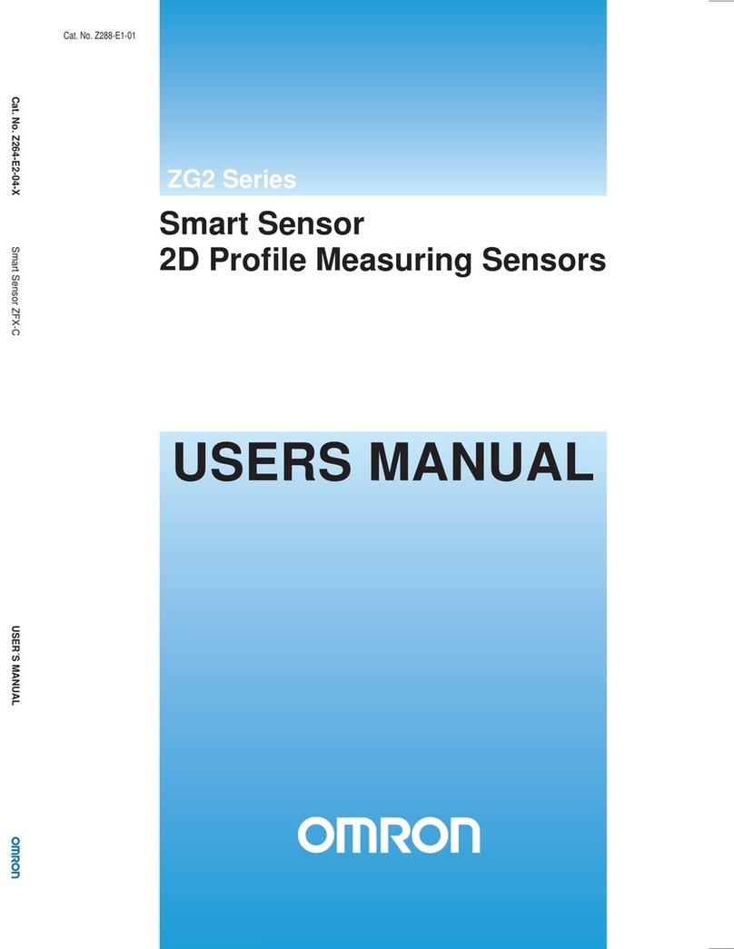Omron ZG2 Series User manual Omron ZG2 Series User manual