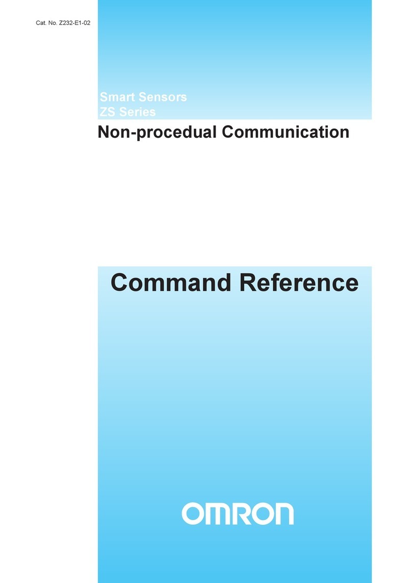 Omron ZS Operating manual