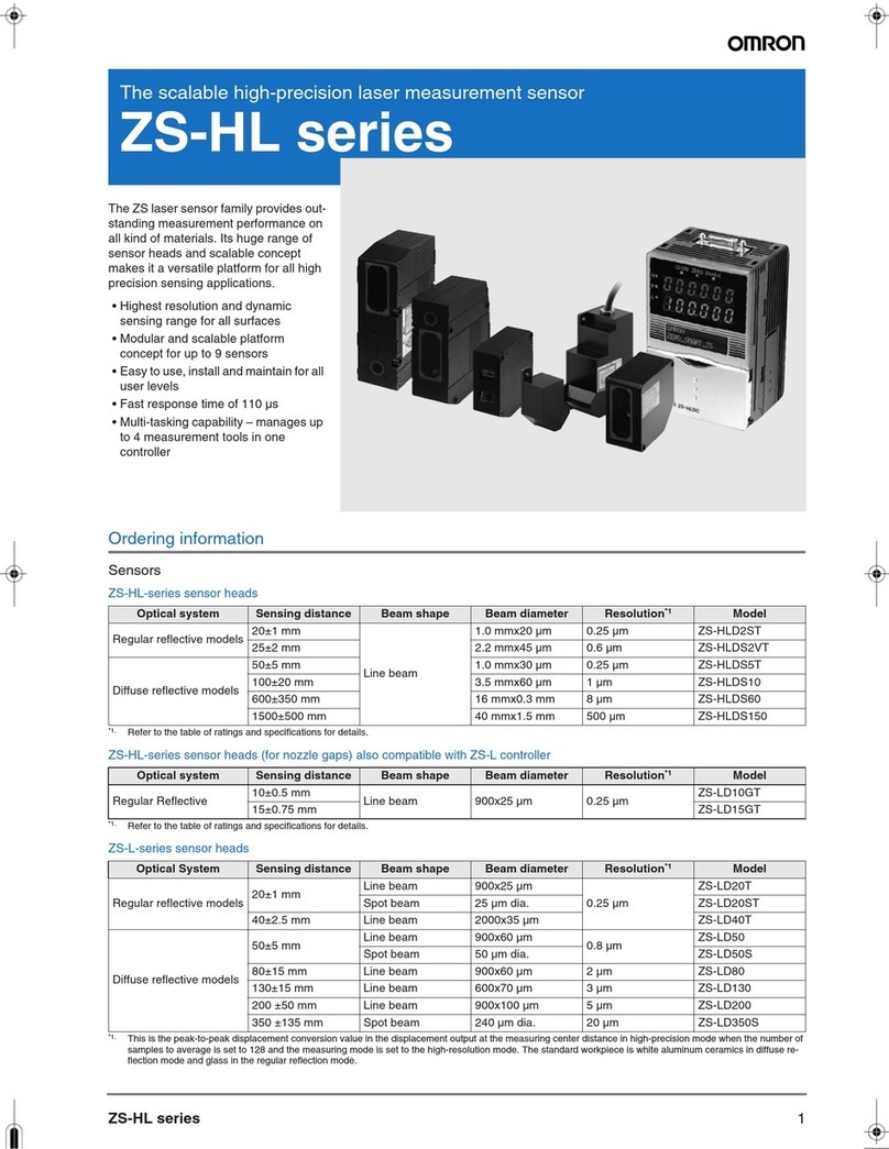 Omron ZS-HL - User manual