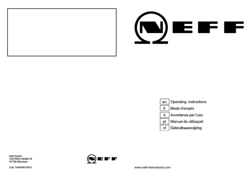 NEFF N11K30N0 User manual