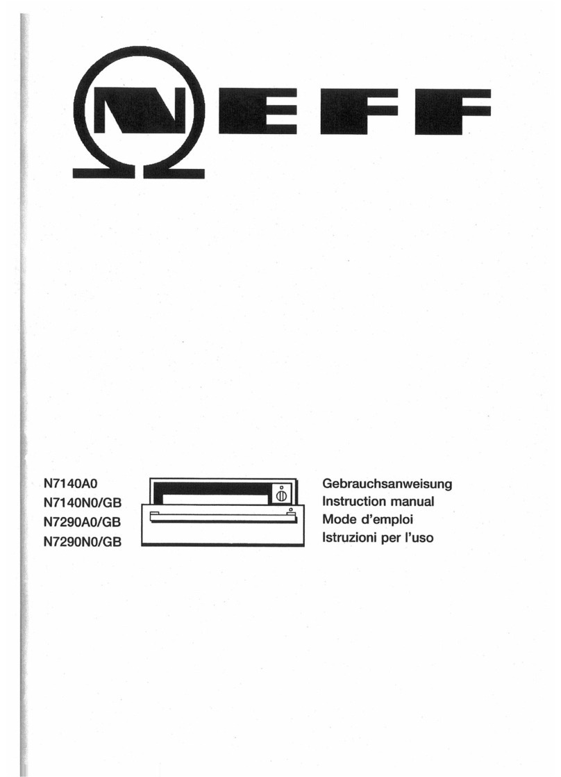 NEFF N7290 instruction manual