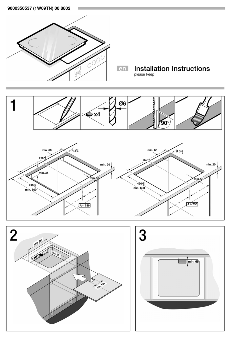 NEFF ICK88X installation instructions