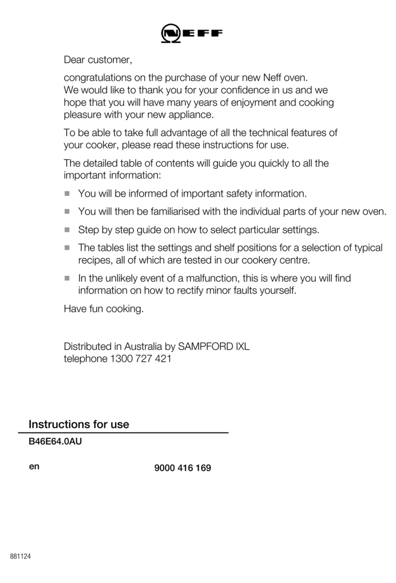 NEFF B46E64N0AU Instructions for use