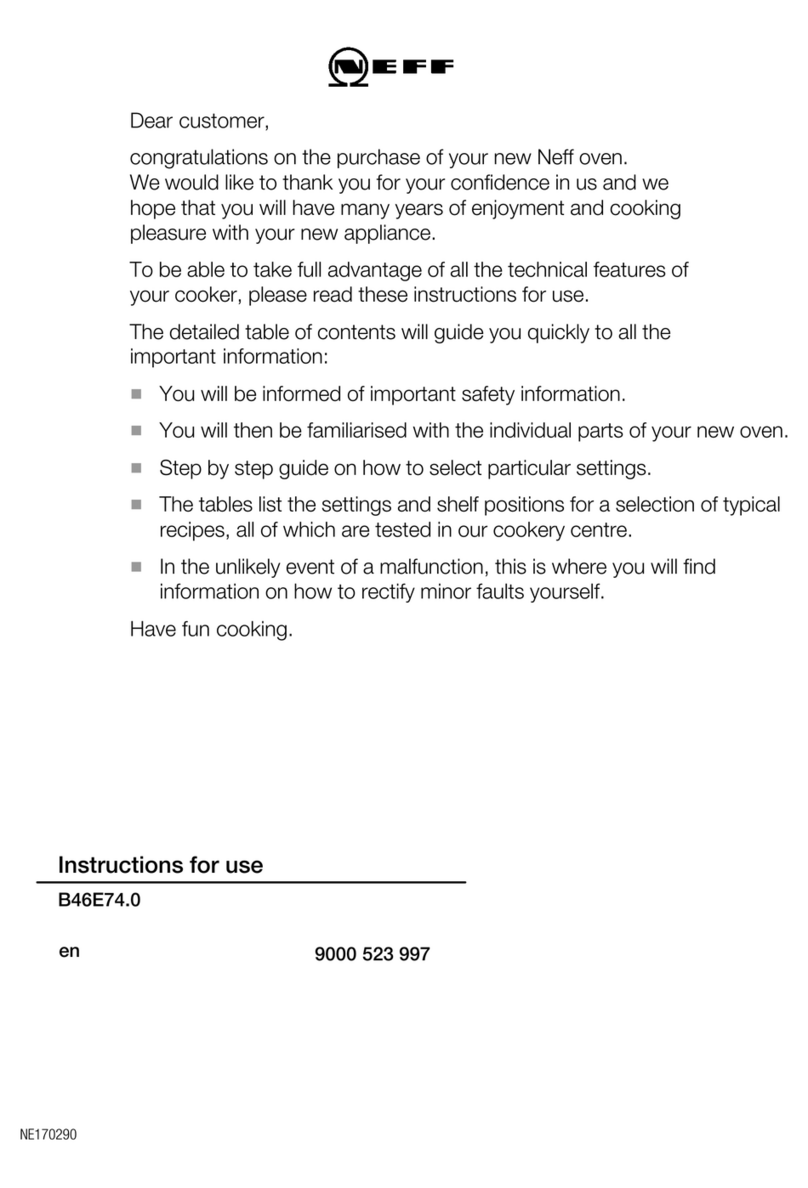 NEFF B46E74N0 manual