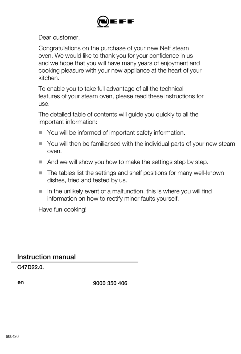 NEFF C47D22N0 User manual