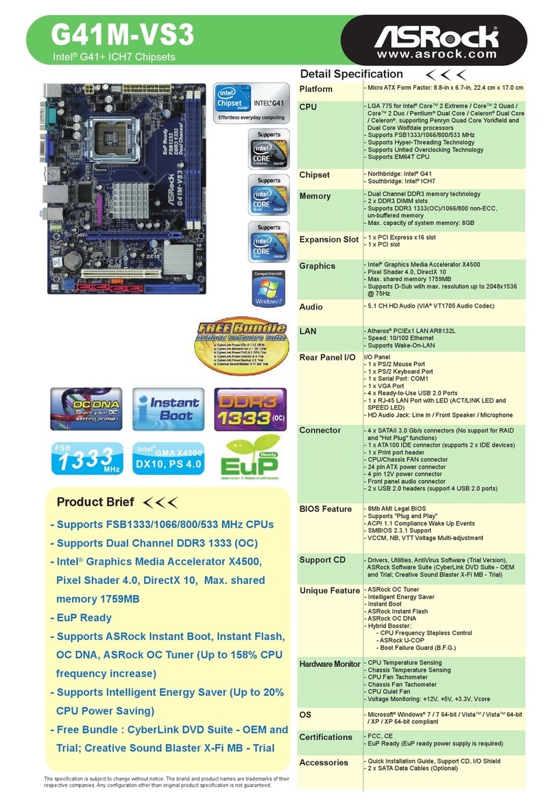 ASROCK G41M-VS3 brochure