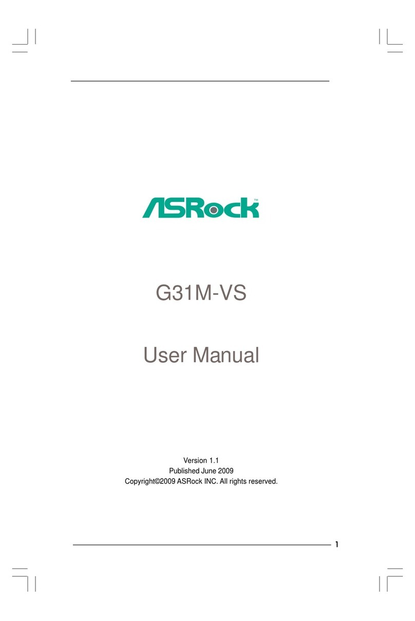 ASROCK G31M-VS User manual