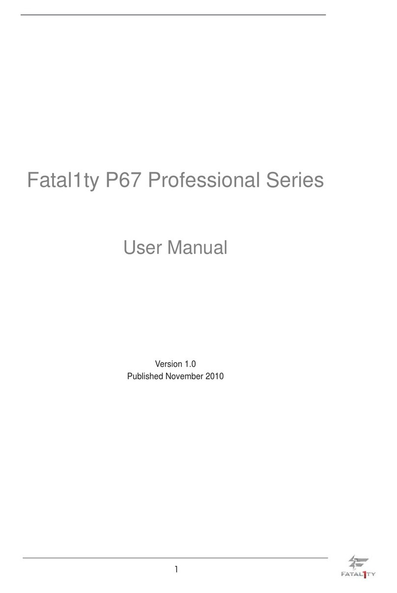 ASROCK FATAL1TY P67 PROFESSIONAL User manual