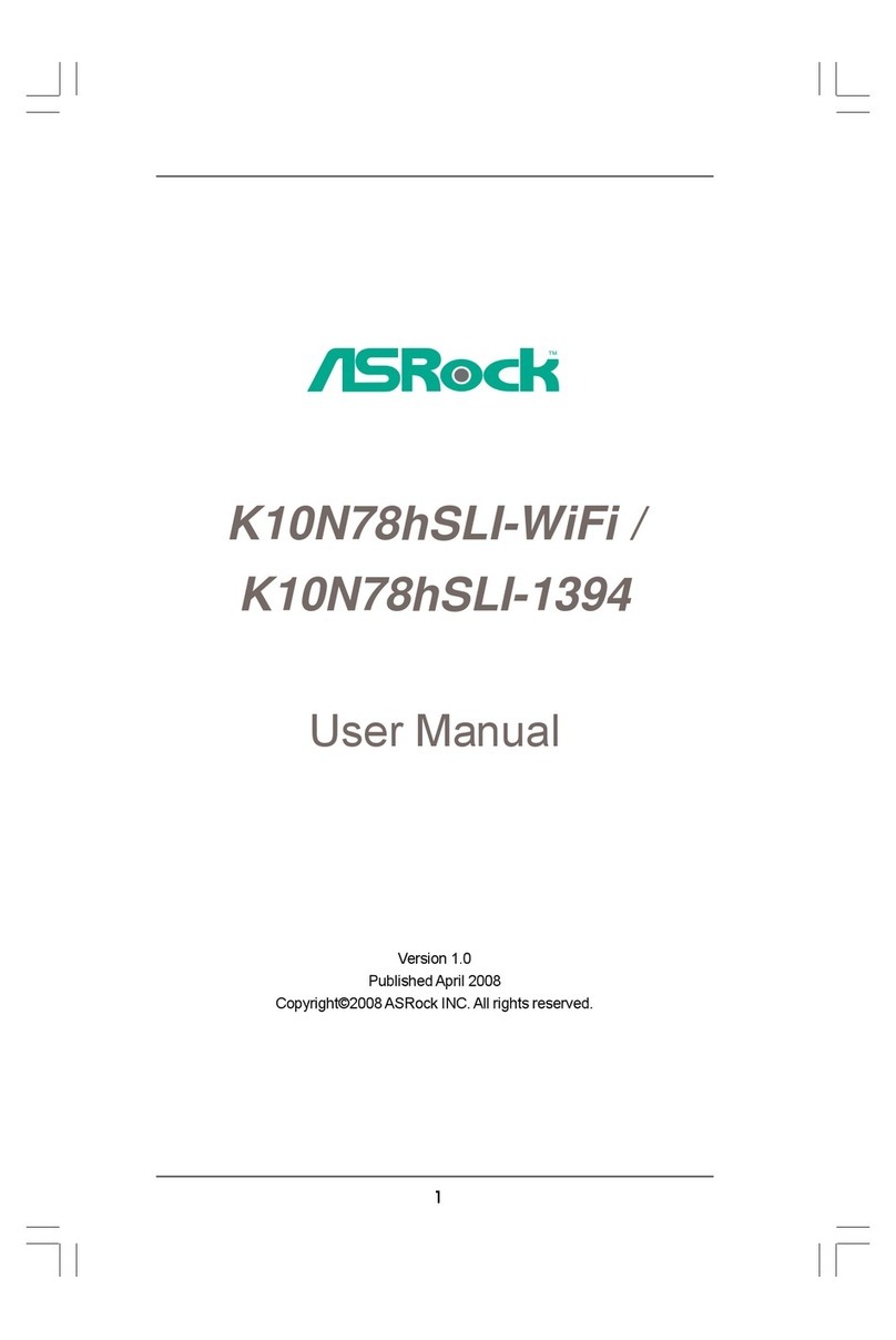 ASROCK K10N78HSLI-1394 - V1.0 user manual