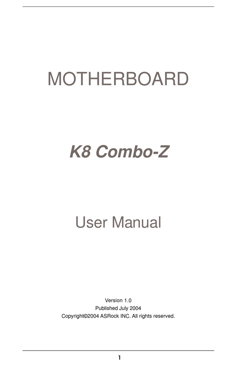 ASROCK K8 COMBO-Z User manual ASROCK K8 COMBO-Z User manual