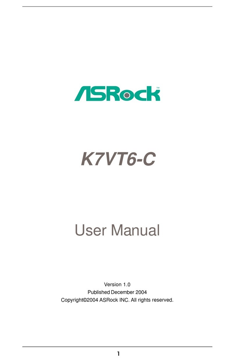 ASROCK K7VT6-C User manual