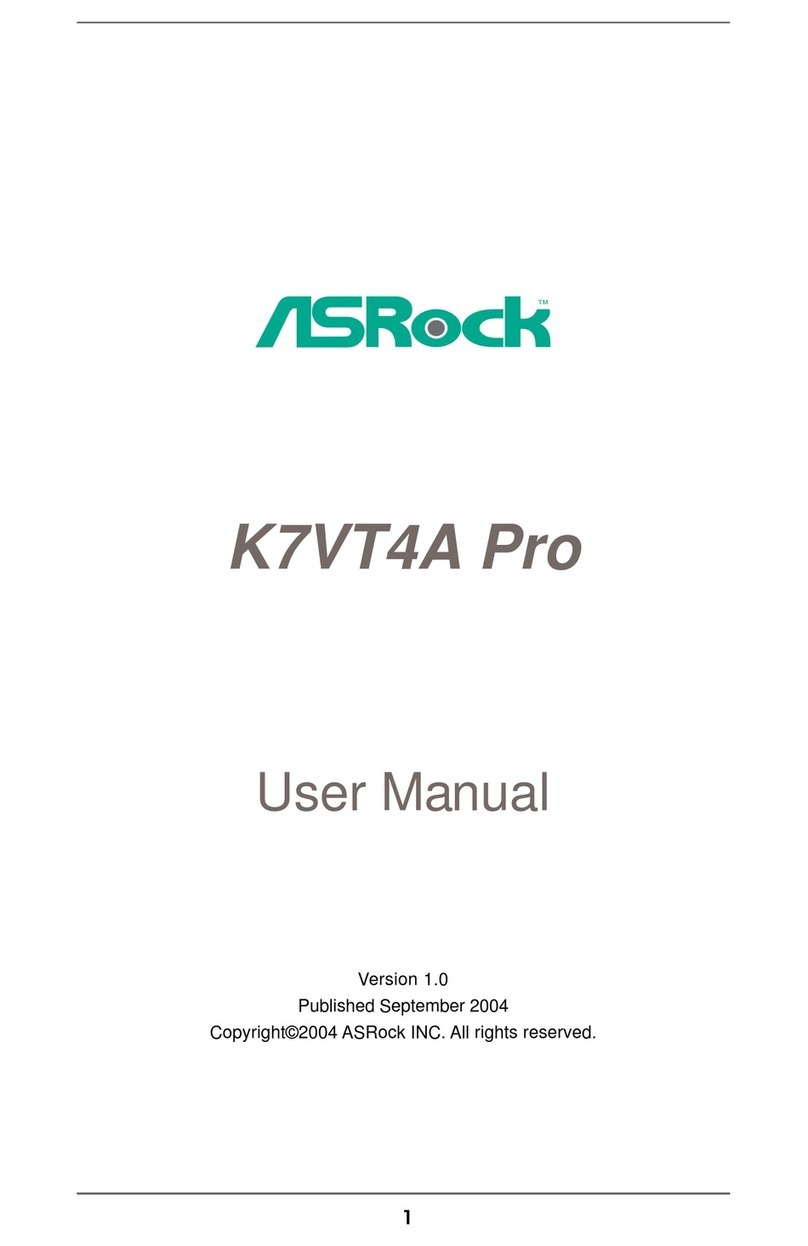 ASROCK K7VT4A PRO User manual