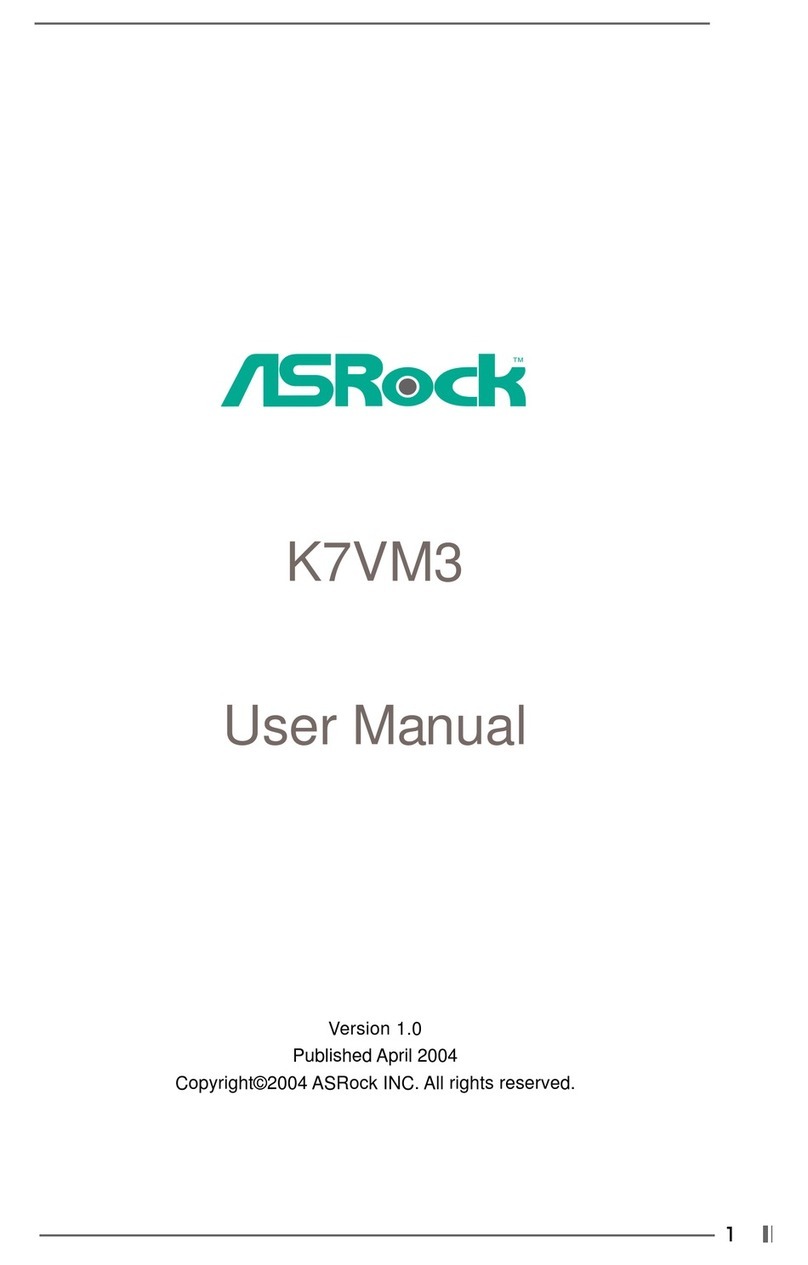 ASROCK K7VM3 User manual