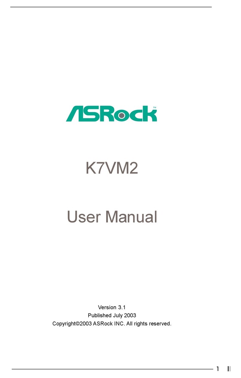 ASROCK K7VM2 R3.0 User manual