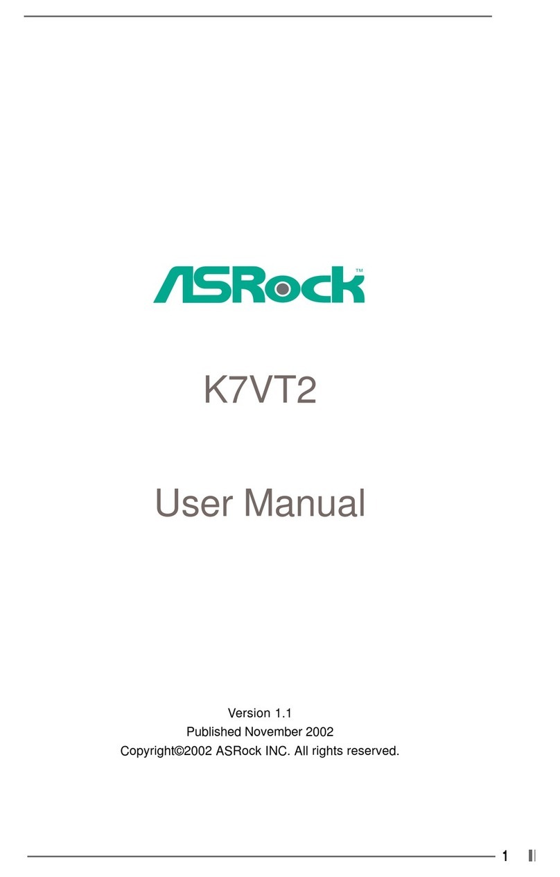 ASROCK K7VT2 user manual