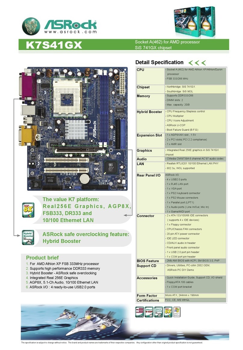 ASROCK K7S41GX User manual