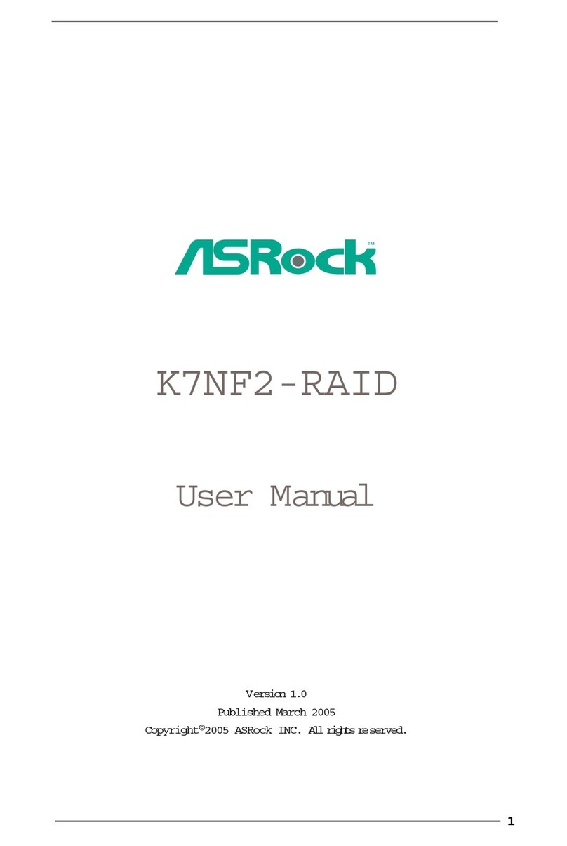 ASROCK K7NF2-RAID User manual