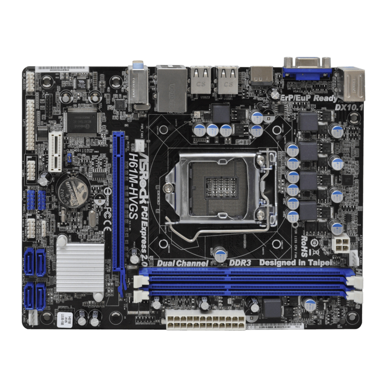 ASROCK H61M-HVGS User manual