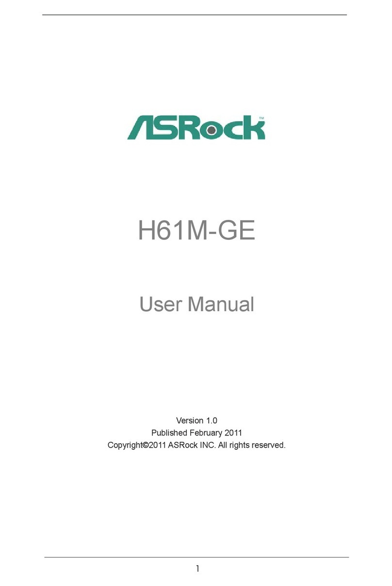 ASROCK H61M-GE User manual