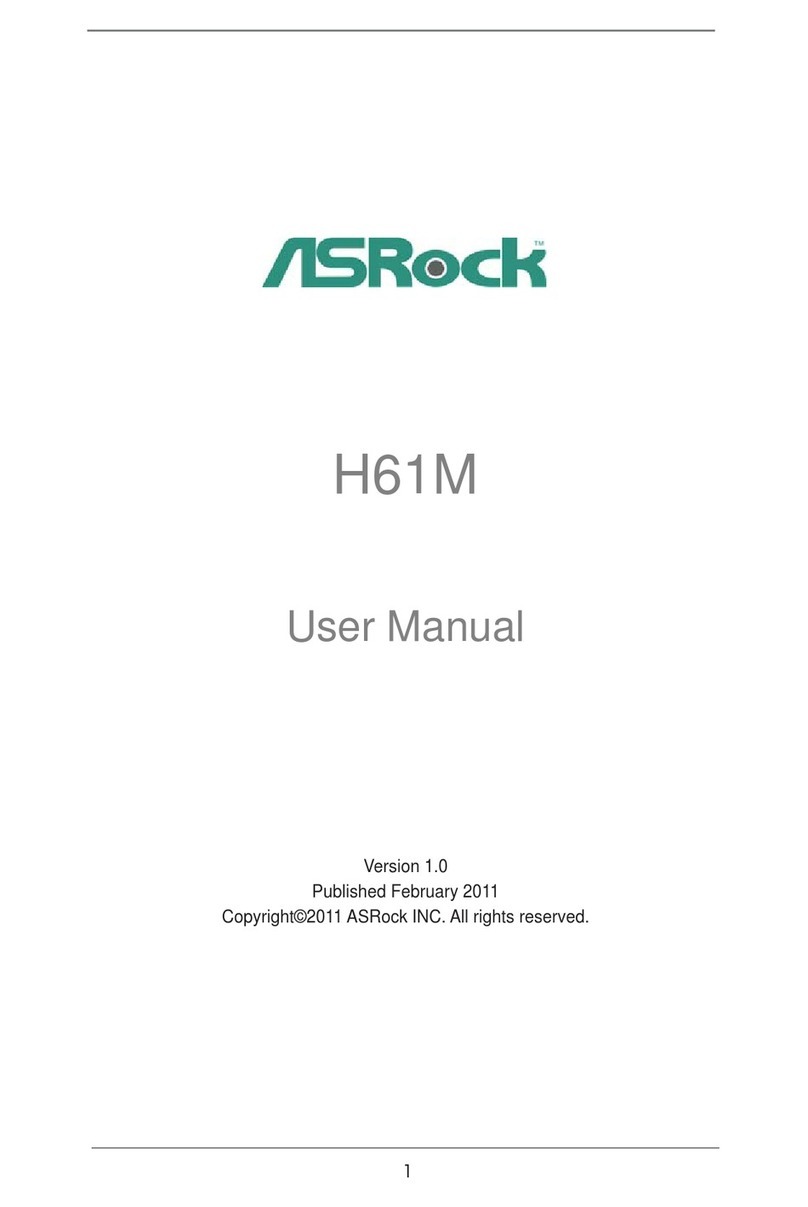 ASROCK H61M - ANNEXE 392 user manual