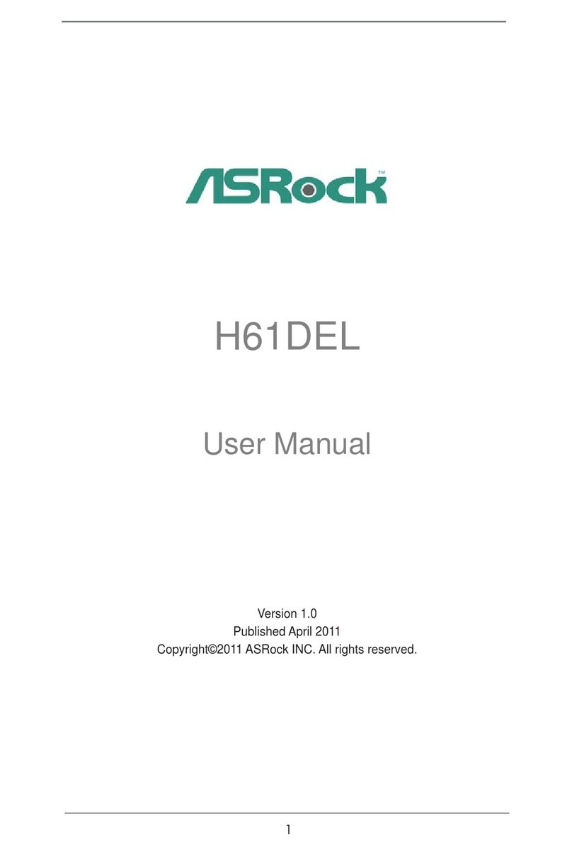 ASROCK H61DEL user manual