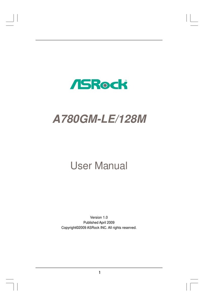 ASROCK A780GM-LE 128M - V1.0 User manual