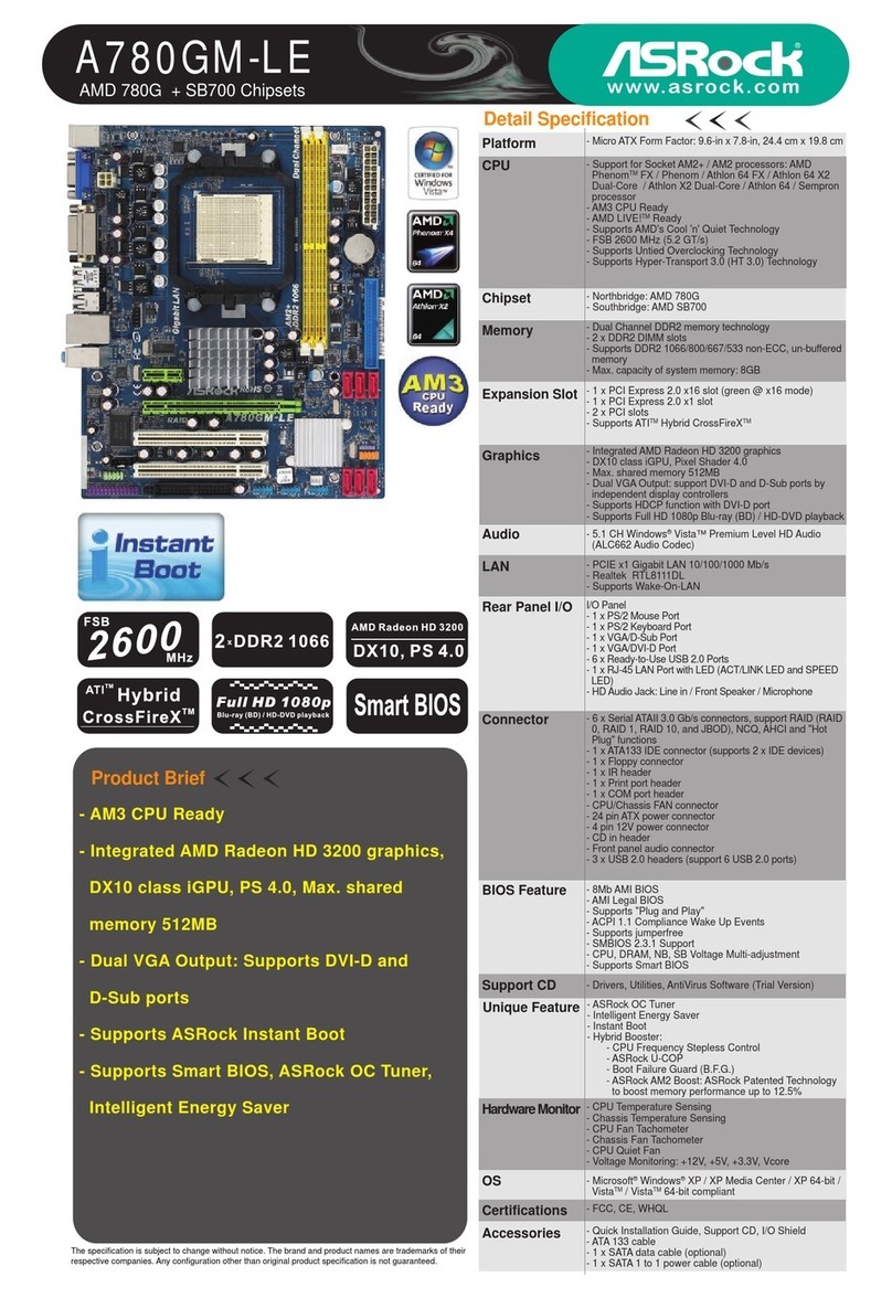 ASROCK A780GM-LE brochure