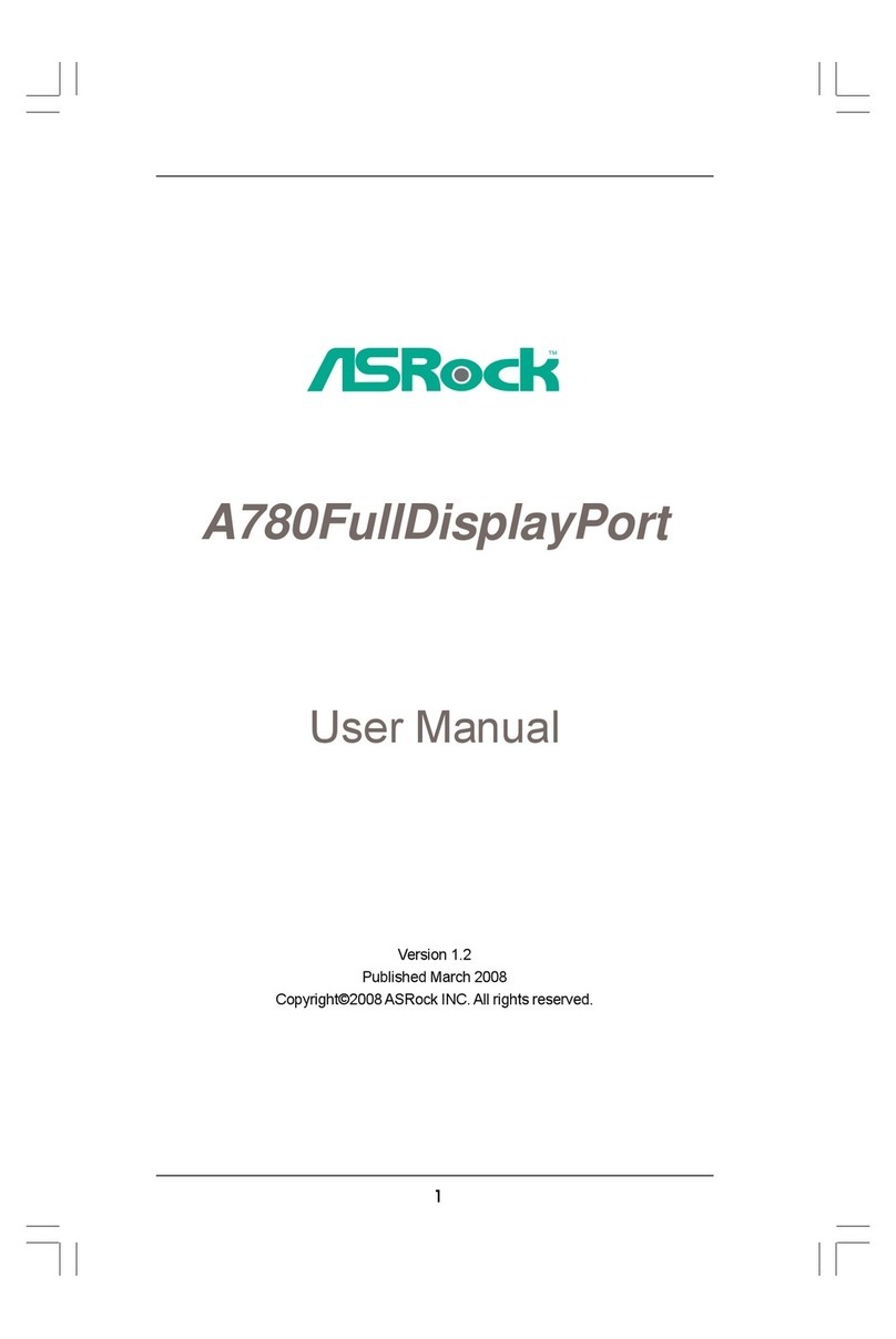 ASROCK A780FULLDISPLAYPORT - V1.2 User manual