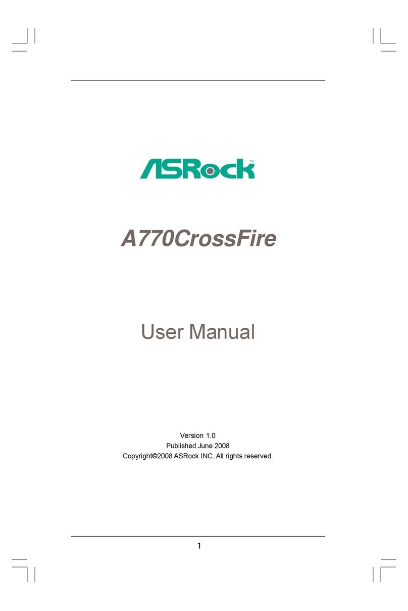 ASROCK A770CROSSFIRE - V1.0 User manual