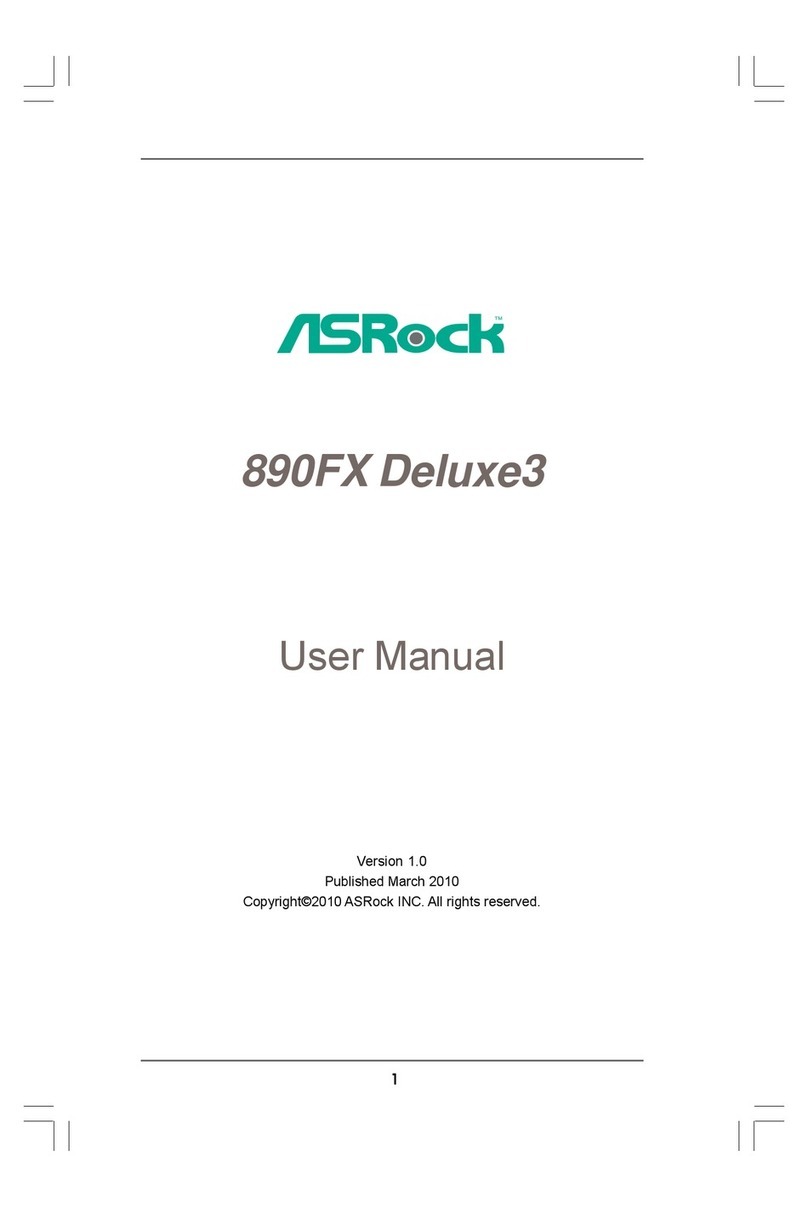 ASROCK 890FX Deluxe3 User manual